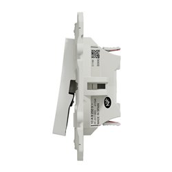 Double va-et-vient Odace S525214 Blanc brillant 