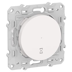 Interrupteur temporisé 10A Odace S520536 Blanc 