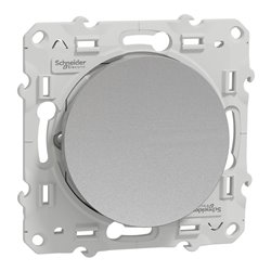 Interrupteur va-et-vient Odace S530204 Aluminium 