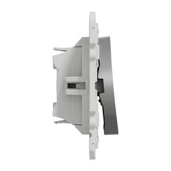 Interrupteur va-et-vient Odace S530204 Aluminium 