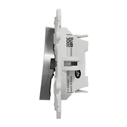 Interrupteur va-et-vient Odace S530204 Aluminium 