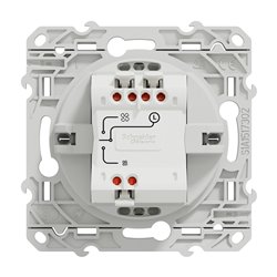 Interrupteur VMC Odace S530243 Aluminium 