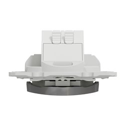 Interrupteur VMC Odace S530243 Aluminium 