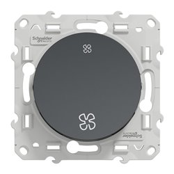 Interrupteur VMC sans position arrêt Odace S540233 Anthracite 