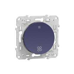Interrupteur VMC sans position arrêt Odace S550233 Bleu cobalt 