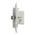 Prise SAT encastrée Odace S520446 Blanc 
