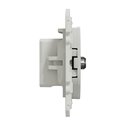 Prise SAT encastrée Odace S520446 Blanc 