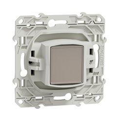 Prise SAT encastrée Odace S540446 Anthracite 
