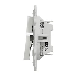 Permutateur 4x2 bornes automatiques 10AX Odace S520205 Blanc brillant 