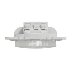 Permutateur 4x2 bornes automatiques 10AX Odace S520205 Blanc brillant 