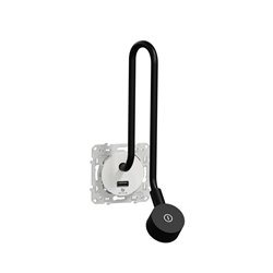 Liseuse 3 en 1 avec luminosité variable  + une prise USB-A Odace S520002 Blanc 