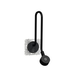 Liseuse 3 en 1 avec luminosité variable + une prise USB-A 2,1A Odace S540002 Anthracite 