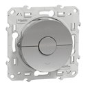 Interrupteur 3 boutons pour volets roulants Odace S530208 Aluminium 