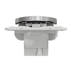 Interrupteur 3 boutons pour volets roulants Odace S530208 Aluminium 