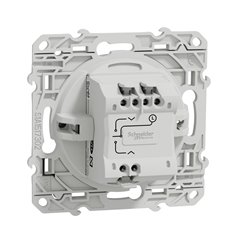Interrupteur 3 boutons pour volets roulants Odace S530208 Aluminium 