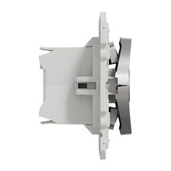 Interrupteur 3 boutons pour volets roulants Odace S530208 Aluminium 