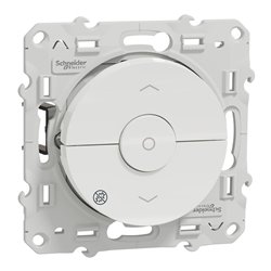 Interrupteur 3 boutons pour volets-roulants Odace S500208 Blanc antibactérien 