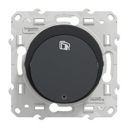 Interrupteur à carte spécial hôtel 10A Odace S540283 Anthracite 