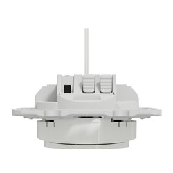 Interrupteur à carte LED localisation inclus Odace S520283 Blanc brillant 