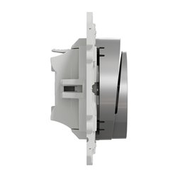 Interrupteur à carte 10A LED localisation inclus Odace S530283 Aluminium 