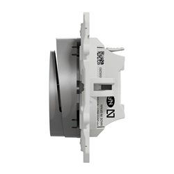 Interrupteur à carte 10A LED localisation inclus Odace S530283 Aluminium 