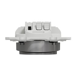 Interrupteur à carte 10A LED localisation inclus Odace S530283 Aluminium 