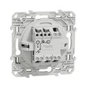 Interrupteur à carte 10A LED localisation inclus Odace S530283 Aluminium 