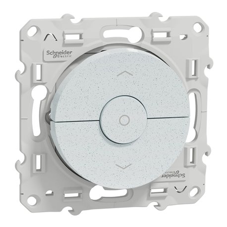 Interrupteur 3 touches pour volets-roulants Odace S510208 Blanc recyclé brillant Interrupteur 3 touches pour volets-roulants Odace S510208 Blanc recyclé brillant