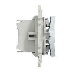 Interrupteur 3 touches pour volets-roulants Odace S510208 Blanc recyclé brillant 