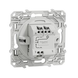 Interrupteur 3 touches pour volets-roulants Odace S510208 Blanc recyclé brillant 