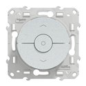 Interrupteur 3 touches pour volets-roulants Odace S510208 Blanc recyclé brillant 