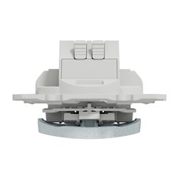 Interrupteur 3 touches pour volets-roulants Odace S510208 Blanc recyclé brillant 