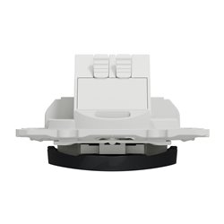 Interrupteur 3 positions VMC avec arrêt Odace S540243 Anthracite 