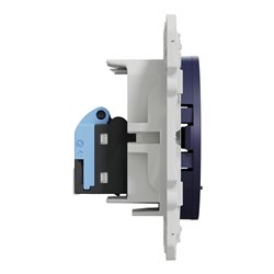 Prise RJ45 (8 contacts) Cat.6 Odace S550476 Bleu cobalt grade 3 multimédia