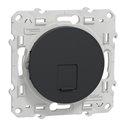 Prise RJ45 (8 contacts) Cat.6 Odace S540476 Anthracite grade 3 multimédia