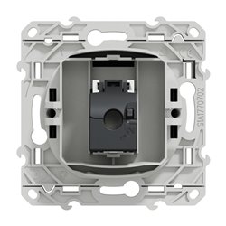 Prise RJ45 (8 contacts) Cat.6 Odace S540476 Anthracite grade 3 multimédia