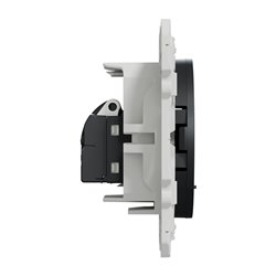 Prise RJ45 (8 contacts) Cat.6 Odace S540476 Anthracite grade 3 multimédia