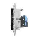 Prise RJ45 (8 contacts) Cat.6 Odace S540475 Anthracite grade 1 (informatique + tél)