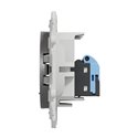 Prise RJ45 (8 contacts) Cat.6 Odace S530476 Aluminium grade 3 multimédia