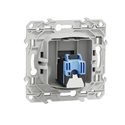 Prise RJ45 (8 contacts) Cat.6 Odace S530476 Aluminium grade 3 multimédia