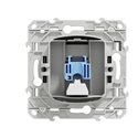 Prise RJ45 (8 contacts) Cat.6 Odace S530476 Aluminium grade 3 multimédia