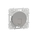 Prise RJ45 (8 contacts) Cat.6 Odace S530475 Aluminium grade 1 (informatique + tél)