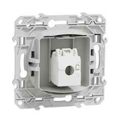 Prise RJ45 (8 contacts) Cat.6 Odace S510476 Blanc recyclé brillant grade 3 multimédia