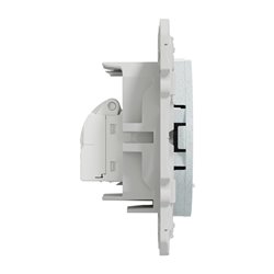 Prise RJ45 (8 contacts) Cat.6 Odace S510476 Blanc recyclé brillant grade 3 multimédia