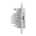 Prise RJ45 (8 contacts) Cat.6 Odace S510476 Blanc recyclé brillant grade 3 multimédia