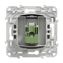 Prise RJ45 (8 contacts) Cat.6 Odace S510475 Blanc recyclé brillant grade 1 (informatique + tél)