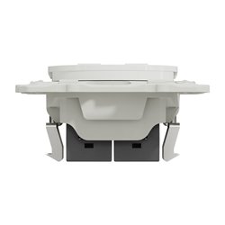 Prise de communication simple RJ45 (8 contacts) Cat.6 Odace S505486 Blanc antibactérien grade 3 multimédia