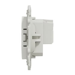 Prise de courant 2P Odace S520033 Blanc brillant 