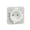 Prise de courant 2P Odace S525033 Blanc brillant 