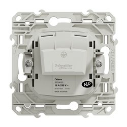 Prise de courant 2P Odace S525033 Blanc brillant 